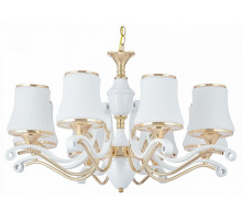Подвесная люстра Arte Milano Florentia-3987 303987/8 Wh/Gd
