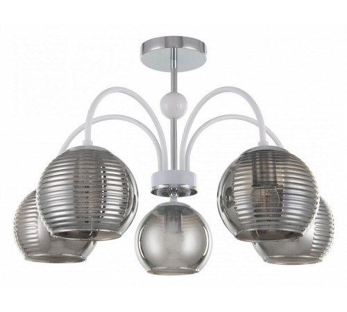 Люстра на штанге Arte Milano Napoli 320719/5 CR+WH Люстра на штанге Arte Milano Napoli 320719/5 CR+WH