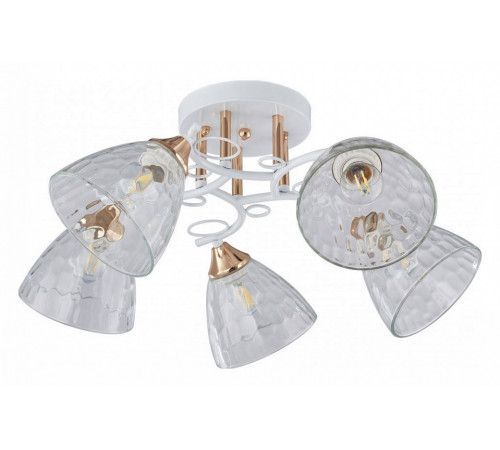 Потолочная люстра Arte Milano Amalfi 321395/5A WH+FG Потолочная люстра Arte Milano Amalfi 321395/5A WH+FG