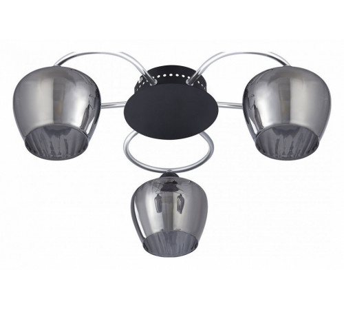 Потолочная люстра Arte Milano Amalfi 321508/3 CR+BK Потолочная люстра Arte Milano Amalfi 321508/3 CR+BK