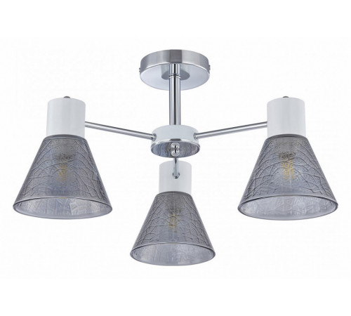 Люстра на штанге Arte Milano Napoli 322408/3 CR+WH Люстра на штанге Arte Milano Napoli 322408/3 CR+WH