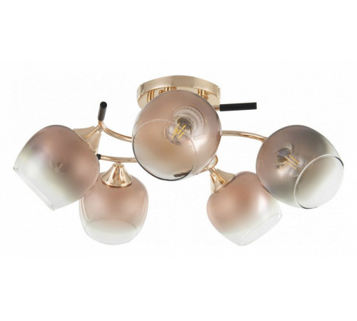 Потолочная люстра Arte Milano Amalfi 324985/5 FG+BK Потолочная люстра Arte Milano Amalfi 324985/5 FG+BK