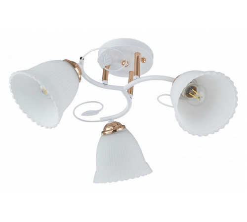Потолочная люстра Arte Milano Amalfi 325395/3A WH+FG Потолочная люстра Arte Milano Amalfi 325395/3A WH+FG