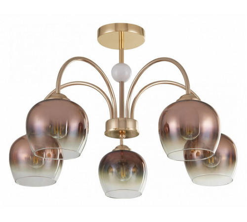 Люстра на штанге Arte Milano Napoli 325410/5 FG+WH Люстра на штанге Arte Milano Napoli 325410/5 FG+WH