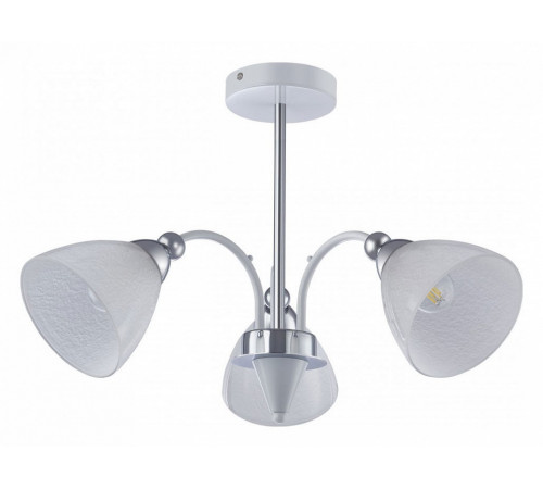 Люстра на штанге Arte Milano Napoli 326008/3 WH+CR Люстра на штанге Arte Milano Napoli 326008/3 WH+CR