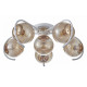 Потолочная люстра Arte Milano Amalfi 326208/5+1 WH+FG