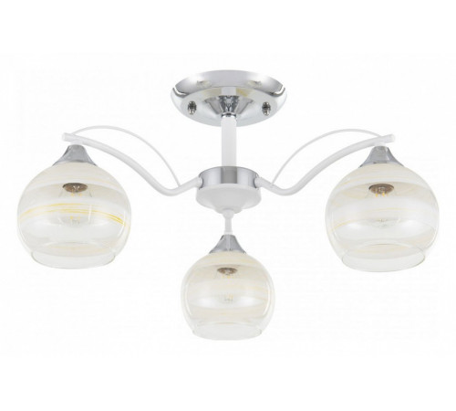 Потолочная люстра Arte Milano Napoli 326503/3 CR+WH Потолочная люстра Arte Milano Napoli 326503/3 CR+WH