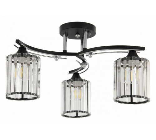 Потолочная люстра Arte Milano Amalfi 327103/3 BK+CR Потолочная люстра Arte Milano Amalfi 327103/3 BK+CR