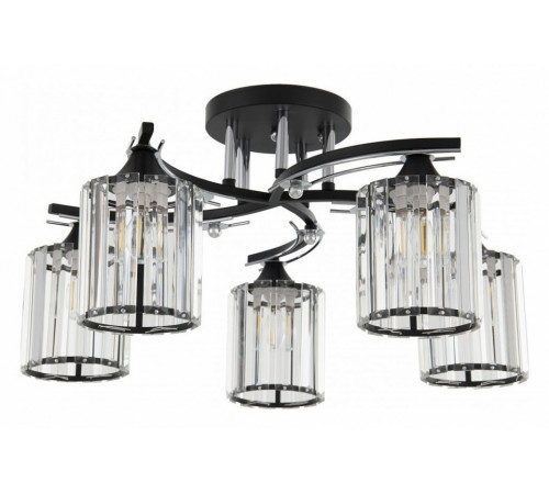 Потолочная люстра Arte Milano Amalfi 327103/5 BK+CR Потолочная люстра Arte Milano Amalfi 327103/5 BK+CR