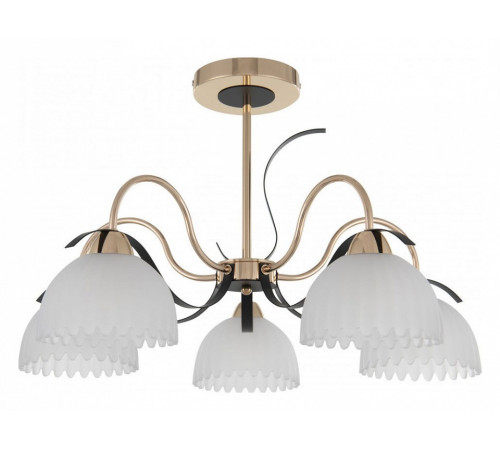 Люстра на штанге Arte Milano Napoli 327306/5 FG+BK Люстра на штанге Arte Milano Napoli 327306/5 FG+BK