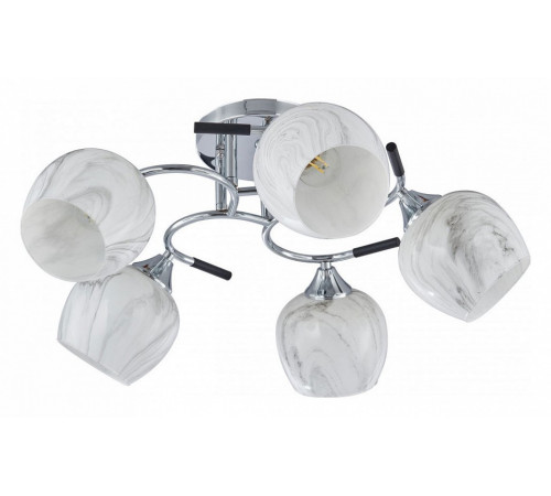 Потолочная люстра Arte Milano Amalfi 327985/5 CR+BK Потолочная люстра Arte Milano Amalfi 327985/5 CR+BK