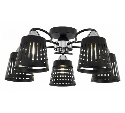 Потолочная люстра Arte Milano Amalfi 328207/5 BK.CR Потолочная люстра Arte Milano Amalfi 328207/5 BK.CR
