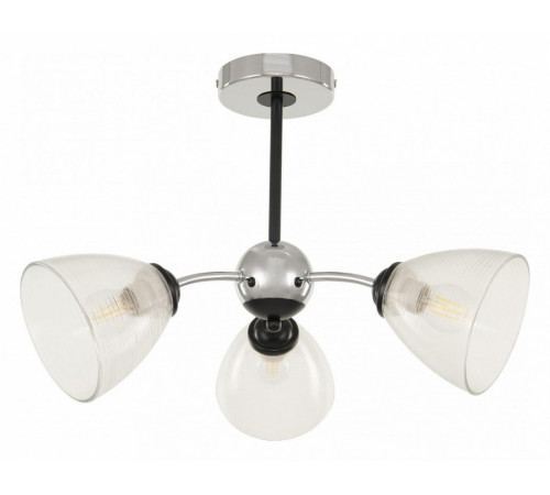 Люстра на штанге Arte Milano Napoli 329007/3+3 CR.BK Люстра на штанге Arte Milano Napoli 329007/3+3 CR.BK