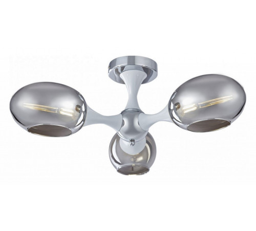 Потолочная люстра Arte Milano Napoli 329408/3 CR+WH Потолочная люстра Arte Milano Napoli 329408/3 CR+WH