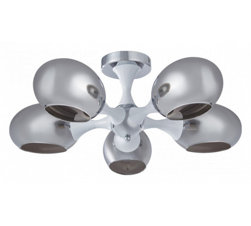 Потолочная люстра Arte Milano Napoli 329408/5 CR+WH Потолочная люстра Arte Milano Napoli 329408/5 CR+WH