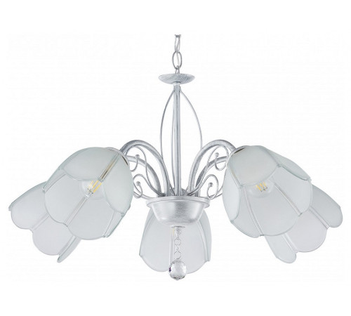 Подвесная люстра Arte Milano Amalfi 332656/5 WT+SL Подвесная люстра Arte Milano Amalfi 332656/5 WT+SL