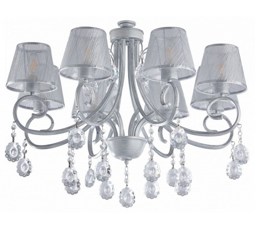 Потолочная люстра Arte Milano Amalfi 337146/8 WT+SL Потолочная люстра Arte Milano Amalfi 337146/8 WT+SL