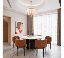 Люстра на штанге Arte Milano Sorrento 373309/6/350/470 GD