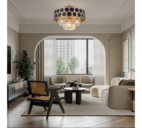 Потолочный светильник Arte Milano Sorrento 375009/3+2/20/380 GD