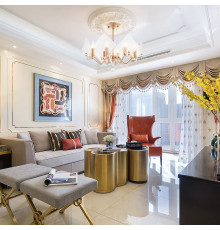 Люстра на штанге Arte Milano Sorrento 376309/8/500 GD