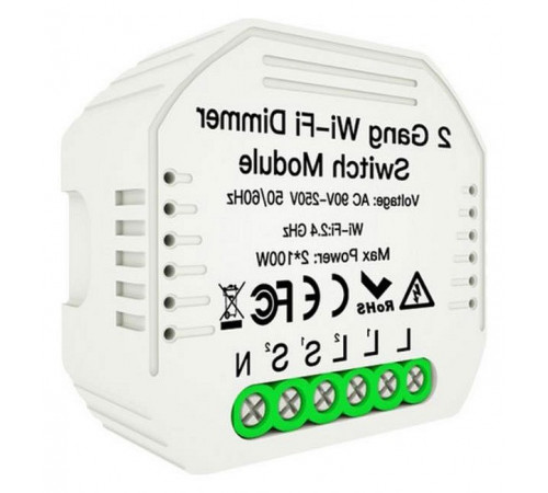 Диммер для двух зон Aployt Magnetic track 220 APL.0195.01.02 Диммер для двух зон Aployt Magnetic track 220 APL.0195.01.02