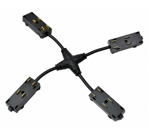 Коннектор питания Х-образный Aployt Magnetic track 220 APL.0280.00.05