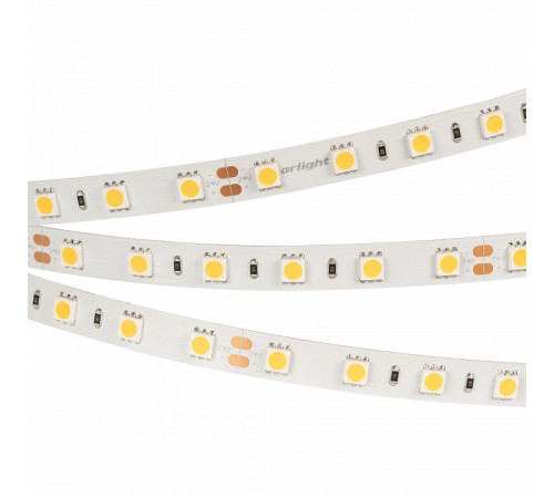 Светодиодная лента Arlight RT 2-5000 24V Warm2700 2x (5060, 300 LED, LUX) (14.4 Вт/м, IP20) 008828