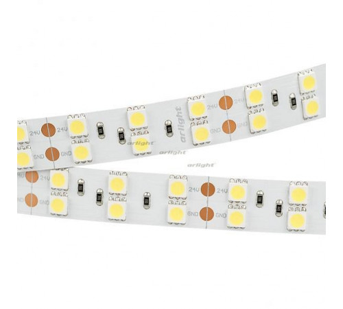 Светодиодная лента Arlight RT 2-5000 24V White6000 2x2 (5060, 600 LED, LUX) 011256