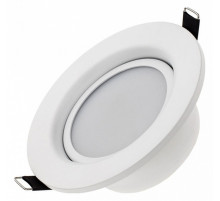 Встраиваемый светодиодный светильник Arlight LTD-80WH 9W Warm White 018043