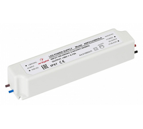 Блок питания Arlight ARPV-LV48035-A (48V, 0.8A, 36W) 019503(1) Блок питания Arlight ARPV-LV48035-A (48V, 0.8A, 36W) 019503(1)