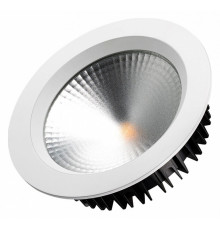 Встраиваемый светодиодный светильник Arlight LTD-187WH-Frost-21W Warm White 021069