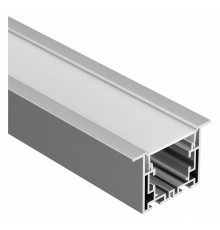 Профиль с экраном Arlight S2-LINIA55-F-2500 ANOD+OPAL 021176