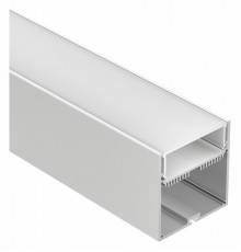 Профиль с экраном Arlight SL-LINE-7477-2500 WHITE+OPAL 021372