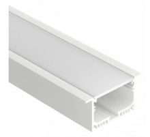 Профиль с экраном Arlight SL-LINIA62-F-2500 WHITE+OPAL 021374