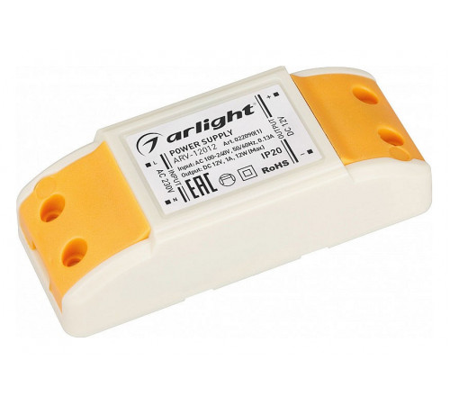 Блок питания для светодиодной ленты Arlight ARV 022090(1) Блок питания для светодиодной ленты Arlight ARV 022090(1)