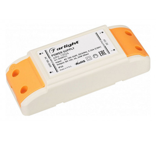 Блок питания Arlight ARV-12024 (12V, 2A, 24W) 022091(1)