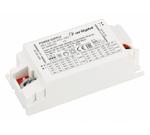 Блок питания Arlight ARJ-SP-30-PFC-INS (30W, 25-42V, 0.35-0.7A, IP20) 023071(1) Блок питания Arlight ARJ-SP-30-PFC-INS (30W, 25-42V, 0.35-0.7A, IP20) 023071(1)