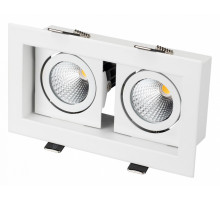 Встраиваемый светильник Arlight CL-KARDAN-S180x102-2x9W Warm 024127