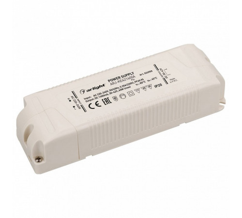 Блок питания Arlight ARJ-KE421400A (60W, 1400mA, PFC) 024900 Блок питания Arlight ARJ-KE421400A (60W, 1400mA, PFC) 024900