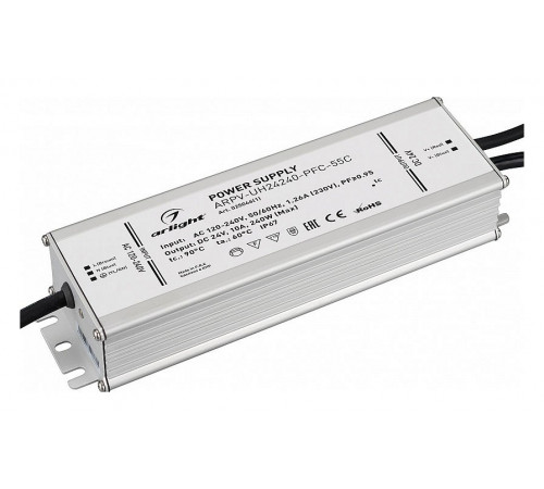 Блок питания Arlight ARPV-UH24240-PFC-55C (24V, 10.0A, 240W) 025046(1) Блок питания Arlight ARPV-UH24240-PFC-55C (24V, 10.0A, 240W) 025046(1)