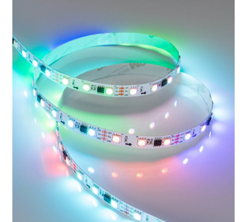 Светодиодная лента Arlight SPI-B60-10mm 12V RGB-PX3 14.4 W/m, IP20, 5060, 5m 026367(2) Светодиодная лента Arlight SPI-B60-10mm 12V RGB-PX3 14.4 W/m, IP20, 5060, 5m 026367(2)