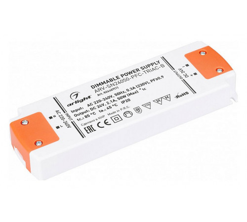Блок питания для светодиодной ленты Arlight ARV-SN 026407(1) Блок питания для светодиодной ленты Arlight ARV-SN 026407(1)