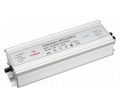 Блок питания Arlight ARPV-24400-A 24V 400W IP67 16,7A 026456(1)
