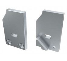 Заглушка Arlight 026734 для ALM-GLASS-10 левая с отверстием