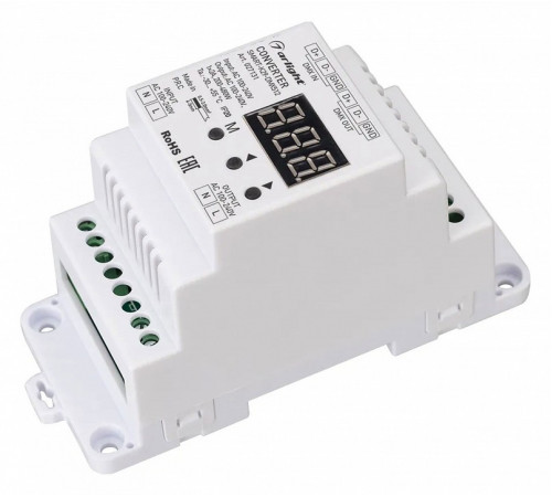 Конвертер Arlight Smart-K29-DMX512 (230V, 1x2A, Triac, Din) 027131 Конвертер Arlight Smart-K29-DMX512 (230V, 1x2A, Triac, Din) 027131