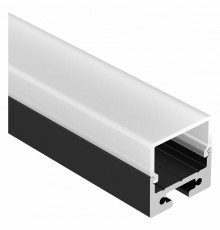 Профиль Arlight SL-LINE-2011M-2500 BLACK+OPAL SQUARE 027993