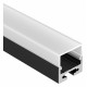 Профиль Arlight SL-LINE-2011M-2500 BLACK+OPAL SQUARE 027993