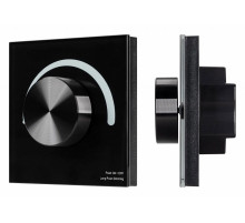 Панель Arlight Smart-P37-Dim-IN Black (230V, 1.2A, Triac, Rotary, 2.4G) 028109