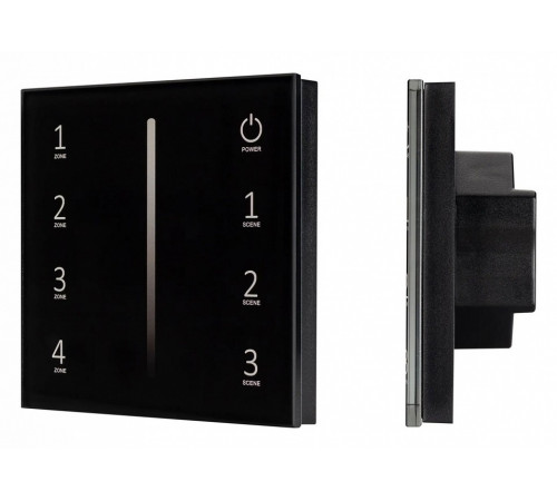 Панель Arlight Smart-P34-Dim-IN Black (230V, 0-10V, Sens, 2.4G) 028112 Панель Arlight Smart-P34-Dim-IN Black (230V, 0-10V, Sens, 2.4G) 028112