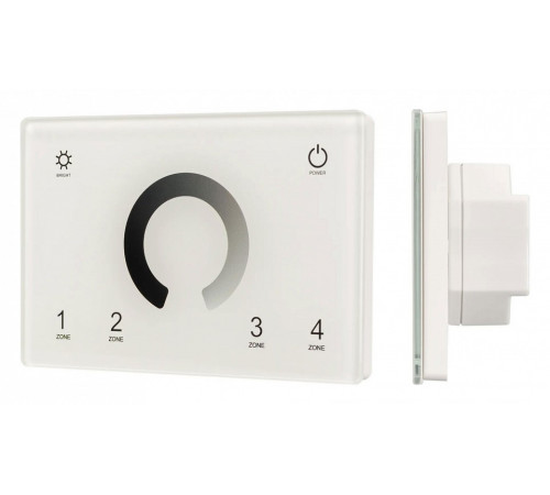 Панель Arlight Sens Smart-P79-Dim White (230V, 4 зоны, 2.4G) 028398 Панель Arlight Sens Smart-P79-Dim White (230V, 4 зоны, 2.4G) 028398
